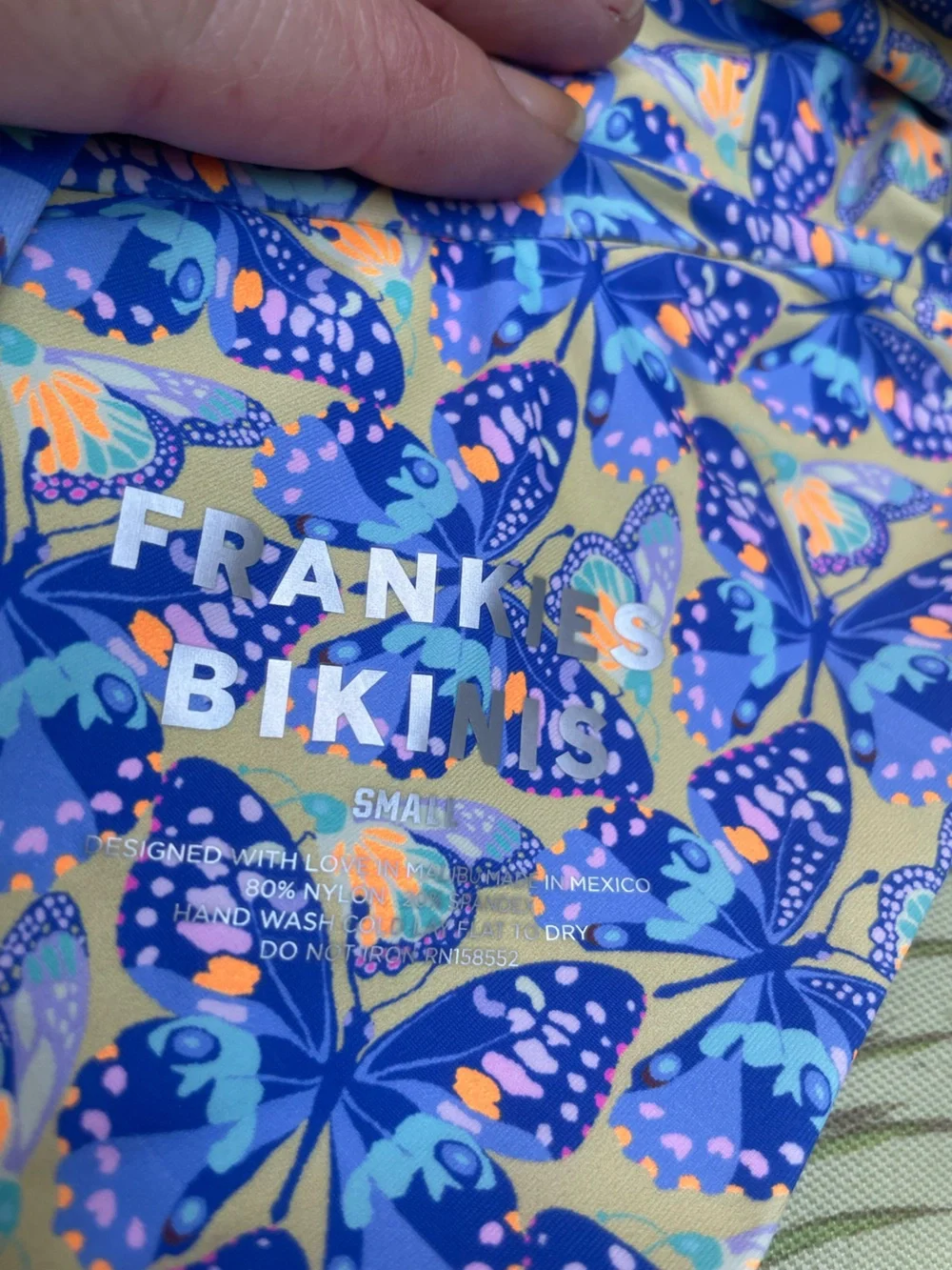 Frankie’s Bikinis NWT Monarch Bikini Set - Size M Birdie Top & Sm Gavin Bottom